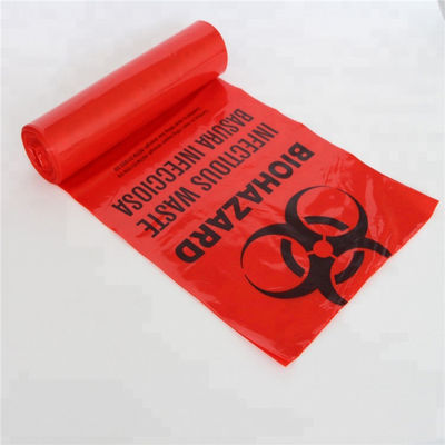24 x 31in rollen rote der Biohazard-Abfall-Plastiktasche Pflegeheim-Gebrauch