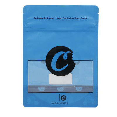 selbstdichtende Taschen 3.5g Plastik für Plätzchen-wiederversiegelbares kundenspezifisches Logo