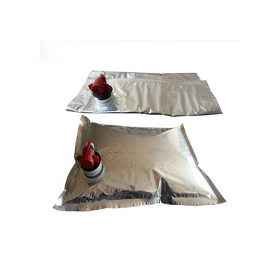 1L-220L aluminisierte Wegwerfgetränkeschellfisch-Tasche im Kasten für die zugeschlossene Wein-Luft