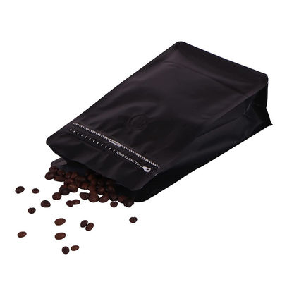 Leere Kaffeebohne-Aluminiumfolie-Tasche heiß versiegelbar mit Ventil