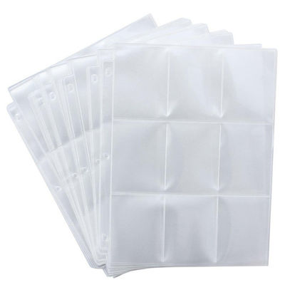 9 Tasche Plastik-Mtg-Karten-Ärmel, wasserundurchlässige 32.6*20cm Kreditkarte-Ärmel
