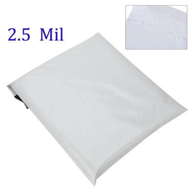 2,5 selbstdichtender Streifen Mil Envelopes Shipping Bags Withs, weiße Polywerbungen
