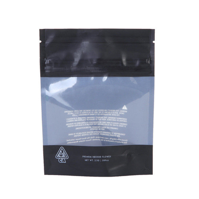 TASCHEN-Geruch-Beweis Unkraut-Plastik schwarzer Verpackenmit reißverschluß mit Fenster