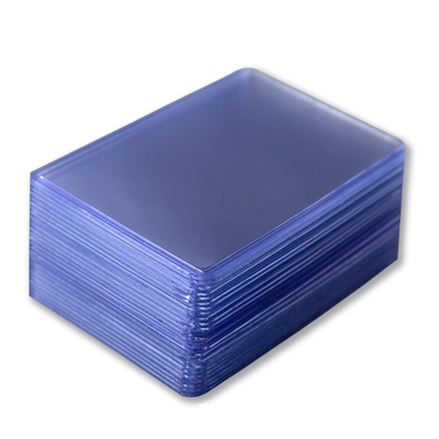 Plastik-3x4 Aufkleber-Trading Card-Ärmel-UVdrucken des Zoll-35pt