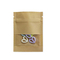 Tasche Browns/des weißen Kraftpapiers mit Reißverschluss mit dem Fenster-Nahrungsmittelohrring-Schmuck-Verpacken