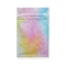 Glatter Regenbogen-Reclose marmornde Muster-Plastik-Ziptasche flach für Schmuck-Kosmetik