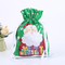 Weihnachten Weihnachtsmann Kinder Plastikbeutel mit Kordelzug Plätzchen Süßigkeiten Spielzeug Leckereien Verpackung