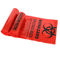 Rote klinische überschüssige Taschen LLDPE,“ medizinische Taschen der Müllentsorgungs-30*36