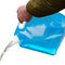 Blauer flüssiger Beutel Flodable 2.8oz 5L mit Tüllen-Trinkwassergebrauch