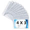 35C/Layer 4 x 3 im Ausweis-Vinylärmel, PVC-Schutzimpfungs-Karten-Schutz