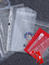 PVCtasche des transparenten Plastikreißverschlusstaschenhakentaschenkleidungsumbau-Aufklebers mit Reißverschluss