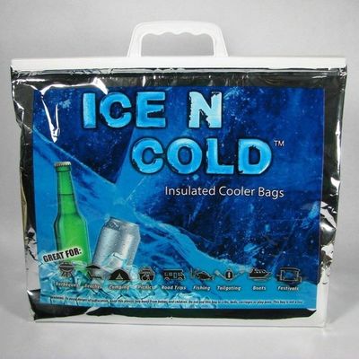 Große zusammenklappbare Kühltasche der Eiscreme-Reise-VMPET isolierte tragbares