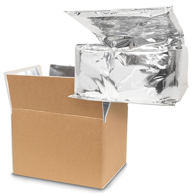 Gefrorene Lebensmittel Silber Isolierte Versandboxen Liner Wärmedämmung Container Liner