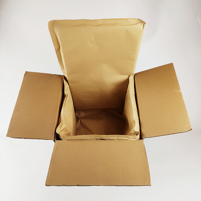 Umweltfreundliche Straßenseite Wiederverwertbare Kraftpapier-Wärmefolien Wollmaterial Box-Kühlerfolien