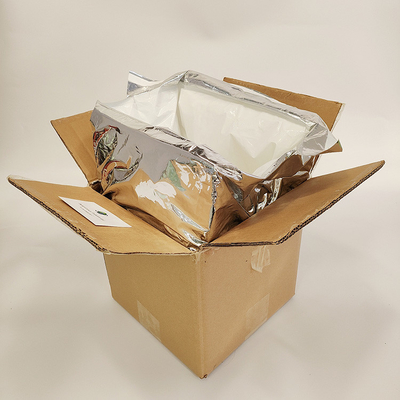 Wärmeisolierte Verpackungshülle für Kühlwaren