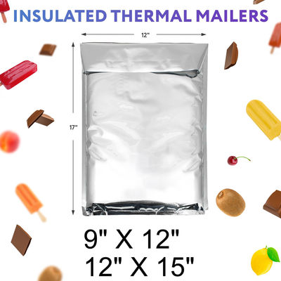 Einweg-Metall-Aluminiumfolie, heißkalt, thermisch isoliert, Blasenkühler, Mailers, Umschlag