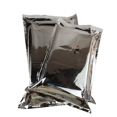 Wasserdichte Wärmehülle Kaviarkühlschrank Verpackungen für den Versand, Folie isolierte Tasche Silber Mailer