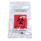 Polypropylen-Exemplar Biohazard-Abfall-Tasche mit Reißverschluss mit Dokumenten-Beutel